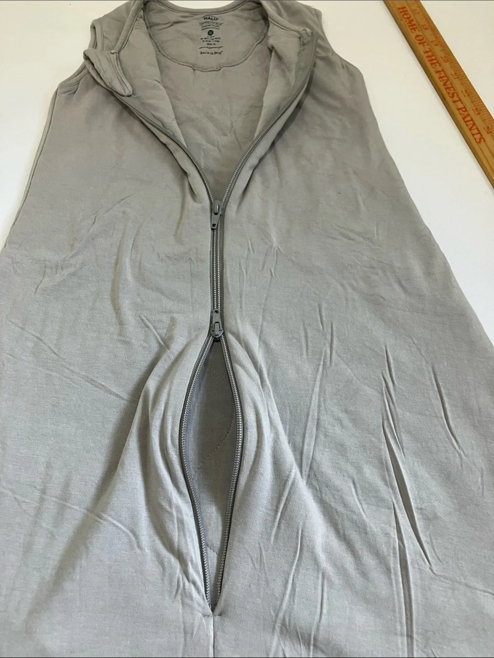 Halo Baby Sleeveless Zip Sleep Sack in Light Gray